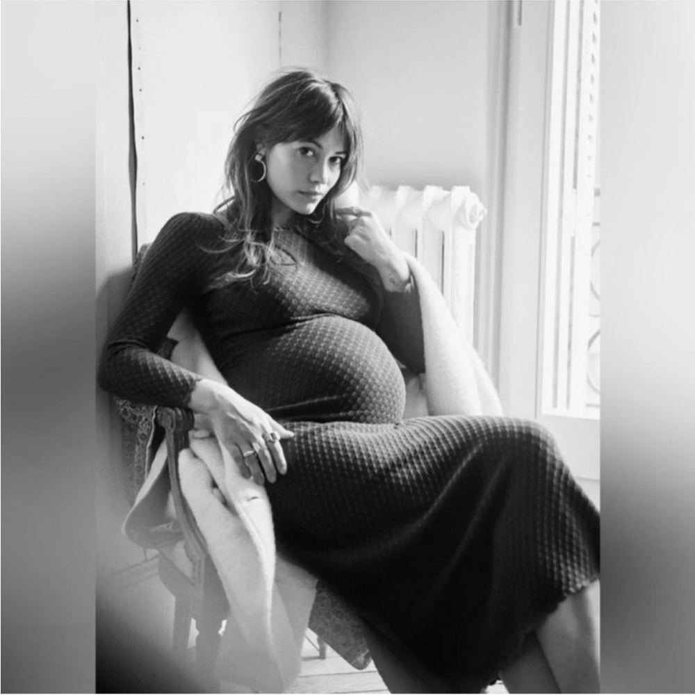 Sezane Thalia Dress Noir. - Size M